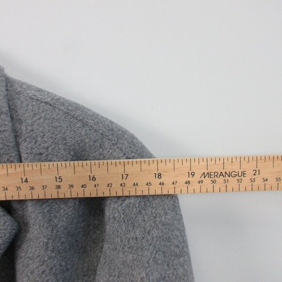 Tommy Hilfiger Men's Top Coat Gray Single-Breasted 42 R Old Money Overcoat 1038 - Picture 9 of 11